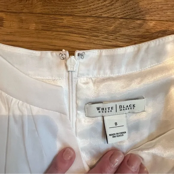 White House Black Market Black Midi Dress NWOT - Picture 5 of 9